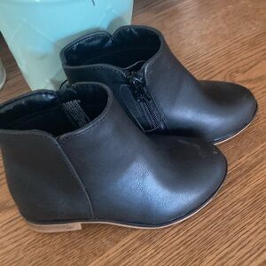 Cat & Jack Kids Black Ankle Boots
